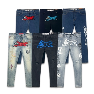 现货飞狗牛仔裤马思唯VIBE紧身修身美式嘻哈说唱drill街舞