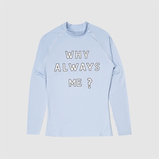 现货CORTEIZ恶魔岛蓝色速干衣训练紧身健身长袖T恤美式嘻哈DRILL