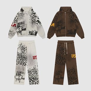 做旧拼接贴布拉链卫衣外套美式 VALLEY数码 BOXY FOREVER 现货VALE