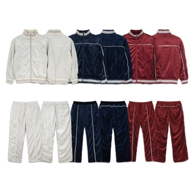 现货CORTEIZ丝绒运动复古套装外套CENTRALCEE嘻哈DRILL修身美式