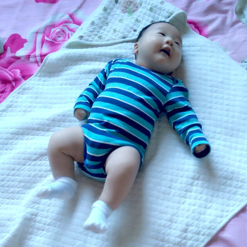 嘉宝春秋夏季纯棉新生儿包屁衣