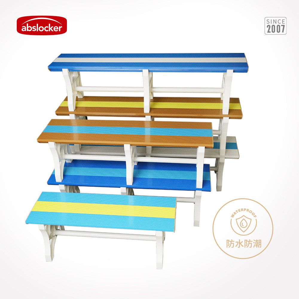 abs塑料更衣凳浴室长条凳防水防潮游泳馆休息椅健身房更衣凳加厚