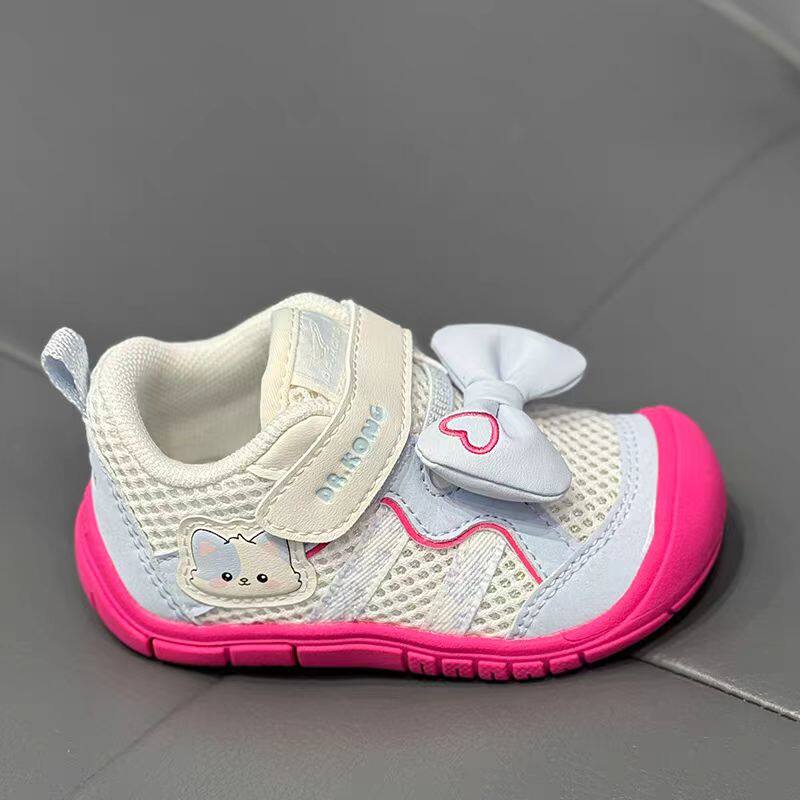 江博士专柜正品2026春季女童一段网面透气软底步前鞋1B13B1039CW0