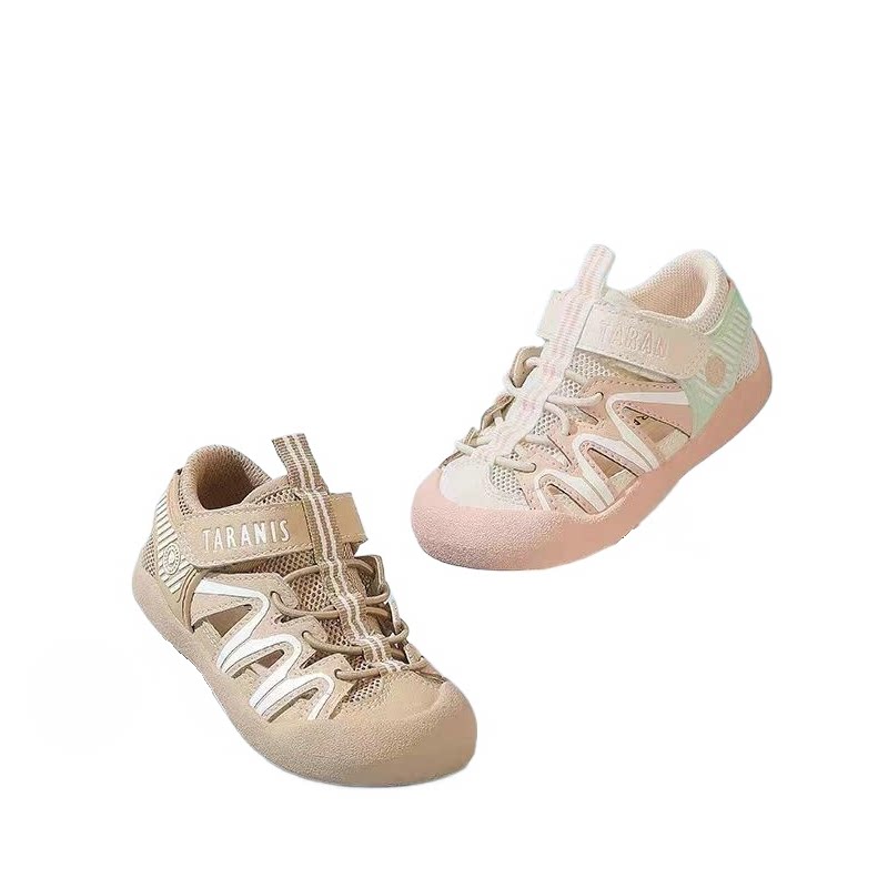 泰兰尼斯夏季男女童学步鞋童鞋户外防踢透气机能鞋凉鞋T07T5B6113