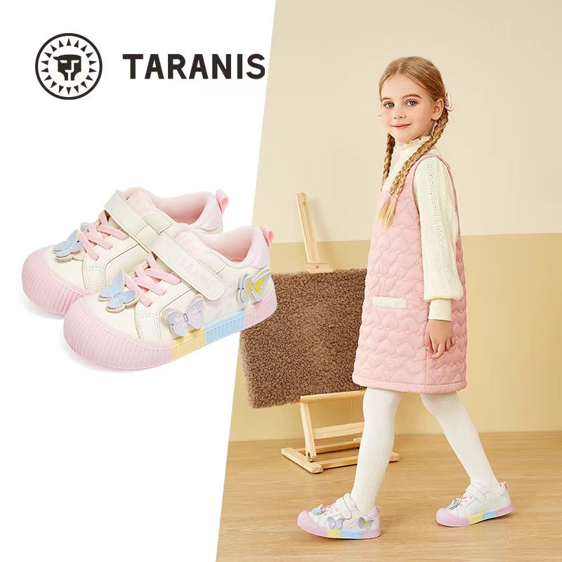 加绒舒适防滑学步鞋泰兰尼斯女童