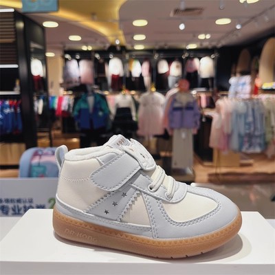 学步鞋江博士防滑加绒保暖男女童