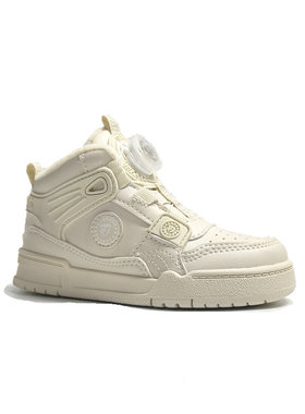 泰兰尼斯童鞋冬新款板鞋男女童加绒保暖百搭高帮休闲鞋T02X4D4799