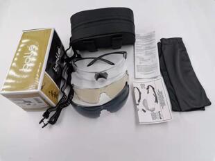 BOLLE战斗款双面防雾防散弹护目镜户外防雾骑行风镜战术护目眼镜