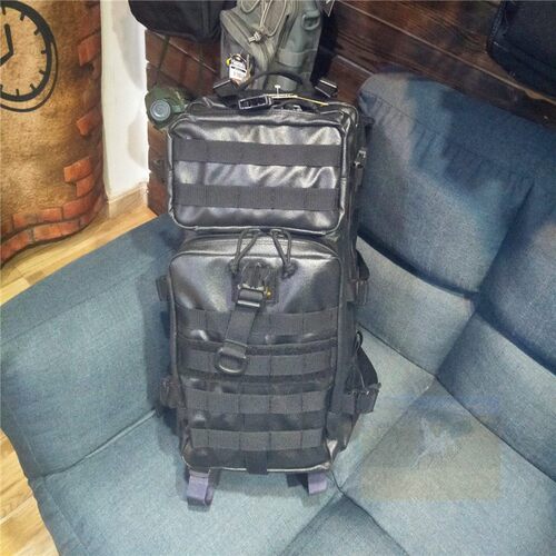 麦格霍斯magforce台马0541黑标超级3P战术黑胶防水大容量双肩背包