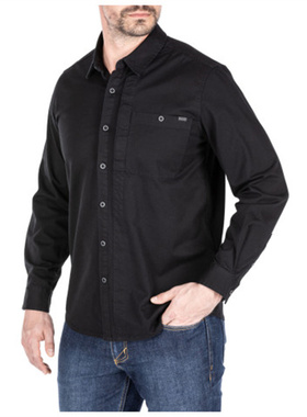 5.11 72522 L/S SHIRT 传奇长袖纯棉衬衣511宽松纯色休闲水洗衬衫