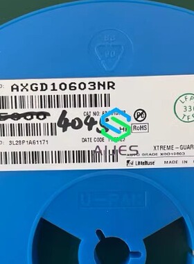 AXGD10603NR 静电和浪涌保护(TVS/E 封装: 0603