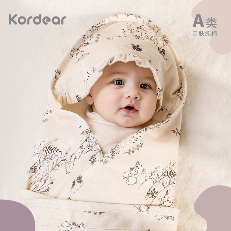 考拉纯棉抱被宝宝抱被