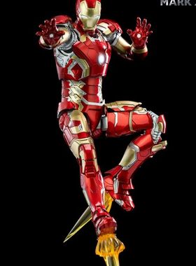 threezero漫威DLX钢铁侠MK6MK43MK46可动人偶手办模型玩具520礼物