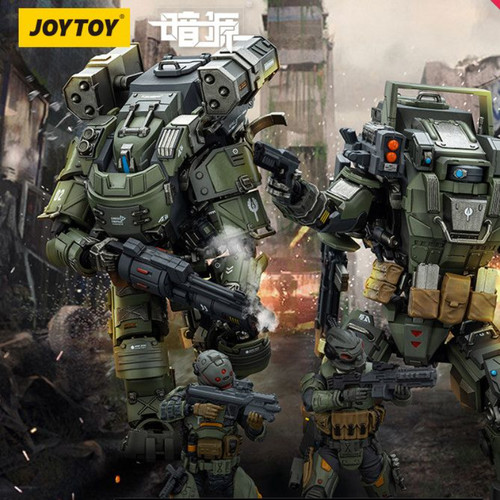 JOYTOY暗源天启系磐石暴风初飓1/25国创组装可动机甲兵人模型手办