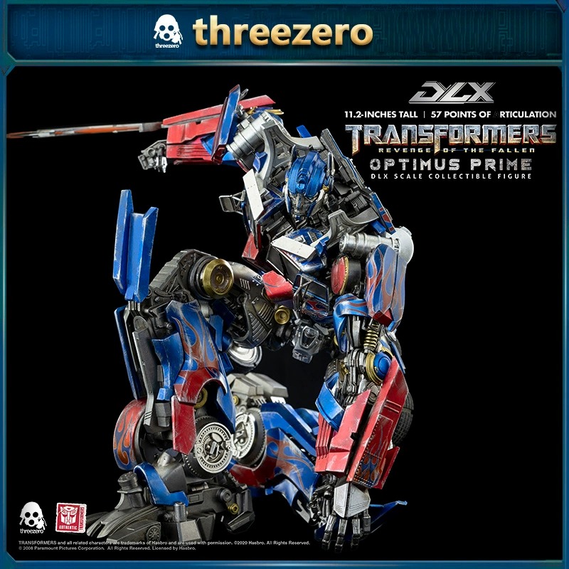 threezero变形金刚2堕落者的复仇DLX擎天柱可动手办模型再版礼物