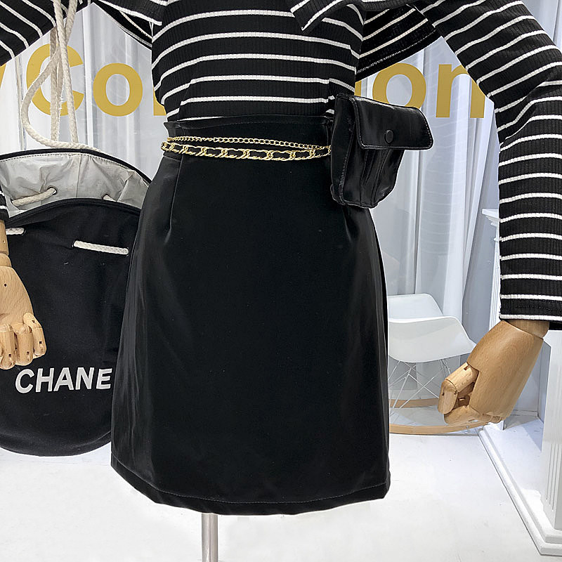 2019秋季新款高腰短裙子A字包臀裙韩版复古气质女显瘦修身半身裙|ruв категории Женская одежда, юбка - от Buy2taobao.com для оказания профессиональной услуги покупки агента Taobao