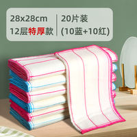 Dishcloth, cleaning cloth, kitchen-specific dishwashing magic tool, absorbent dishcloth, scouring pad, easy to clean, oil-stained cleaning linen cloth thumbnail 8