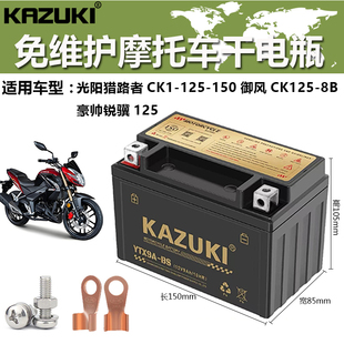 适用光阳LIKE180巡洋舰125 A博士150弯道情人电瓶YTX9-BS机车电池