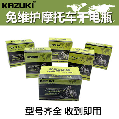 摩托车12V免维护干电瓶110-150