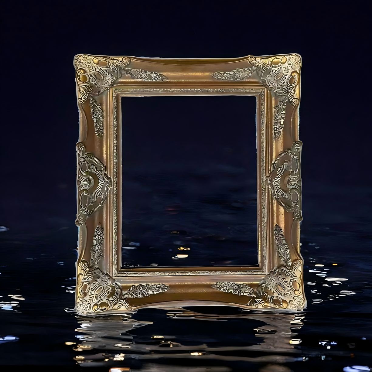 经典～油画框欧式复古金色画框实木油画框装裱素描水彩相框挂墙