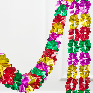 大号团圆龙婚庆婚房彩条布置拉花幼儿园学校装饰小圆龙小号团圆花