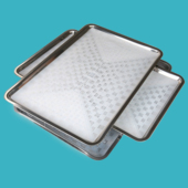 蒸盘垫 大馍垫馒头垫 蒸笼布 硅胶屉布 正中 烤盘垫 方形纯硅胶垫