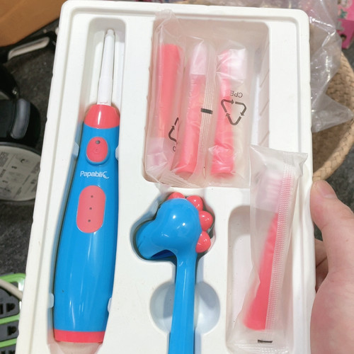 儿童电动牙刷备注蓝色红色