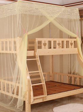 子母床蚊帐上下铺梯形10米09双层床12m高低儿童床135米一体式i.