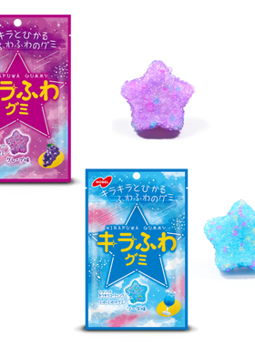 日本 nobel星星造型软糖紫提汽水味50g
