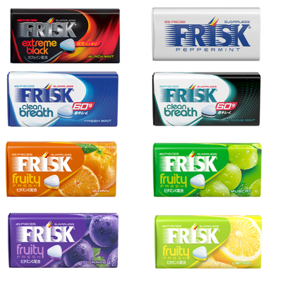 日本 kracie薄荷水果糖FRISK铁罐31.5g