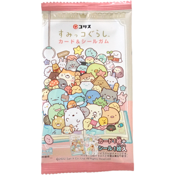 日本coris角落生物贴纸口香糖