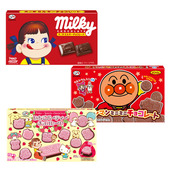 日本不二家面包超人三丽鸥牛奶妹巧克力40g