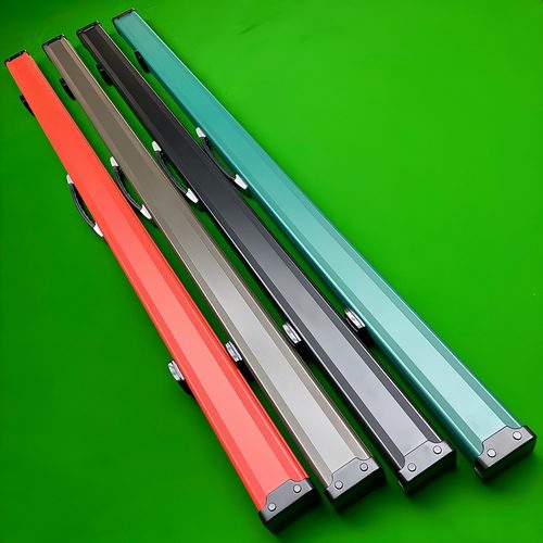 塞力高档铝合金台球通杆杆盒双槽小头杆防震防潮带锁中八斯诺克