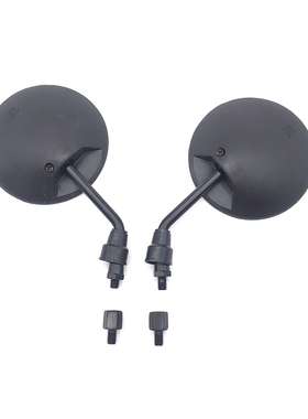 高清小镜子适用本田zoomer祖玛UBE电动车短款小圆镜后视镜反光镜