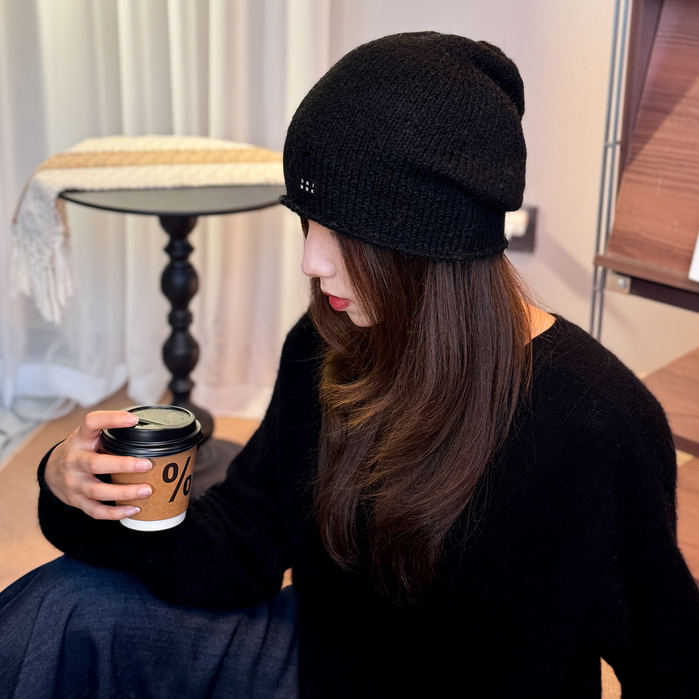 XMAO堆堆帽针织帽冷帽