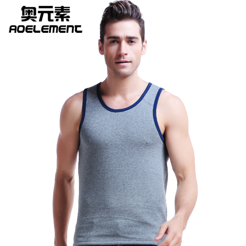 男士保暖背心运动加绒加厚紧身贴身打底衫无袖修身马甲秋冬季上衣