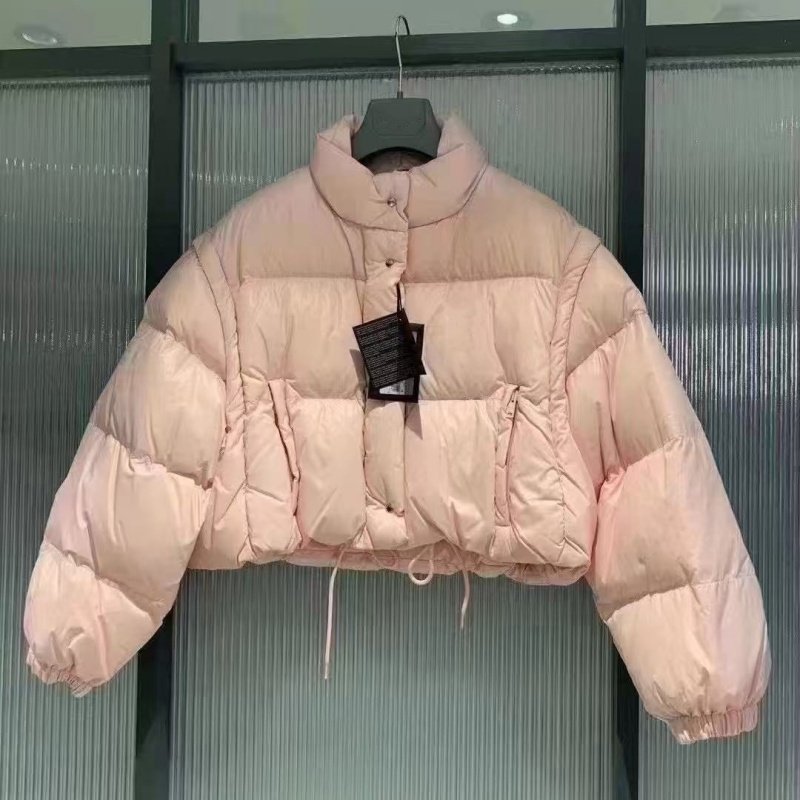 国标90白鹅绒可拆卸袖子羽绒服