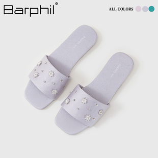 防滑平底一字凉鞋 Barphil星星凉拖女款 春夏季 2025新款 可外穿拖鞋