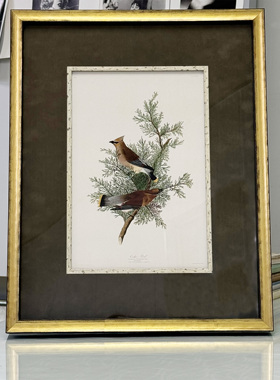 （画框）顺丰不包邮成品框实木挂墙创意装饰花草小鸟中式整套金色