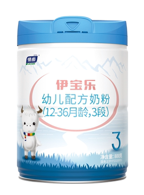 燎原 伊宝乐 幼儿配方奶粉3段12-36个月 800g*6罐整箱