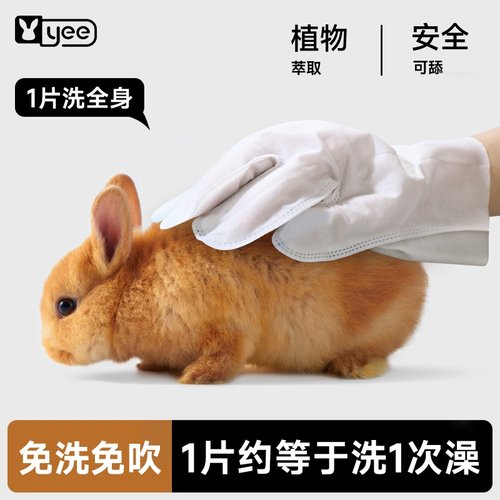 yee兔子豚鼠免洗手套清洁用品