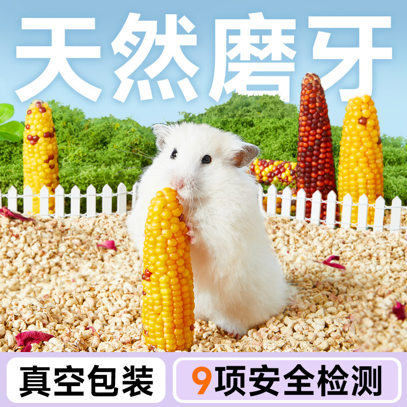 yee仓鼠零食磨牙棒小玉米金丝熊营养粮食面包虫造景用品生活玩具