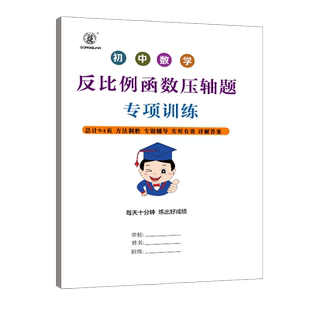 初中数学反比例函数专项训练初中数学函数全国初中一次二次函数专题专项练习册复习资料七八九年级中考题型归纳突破专项训练