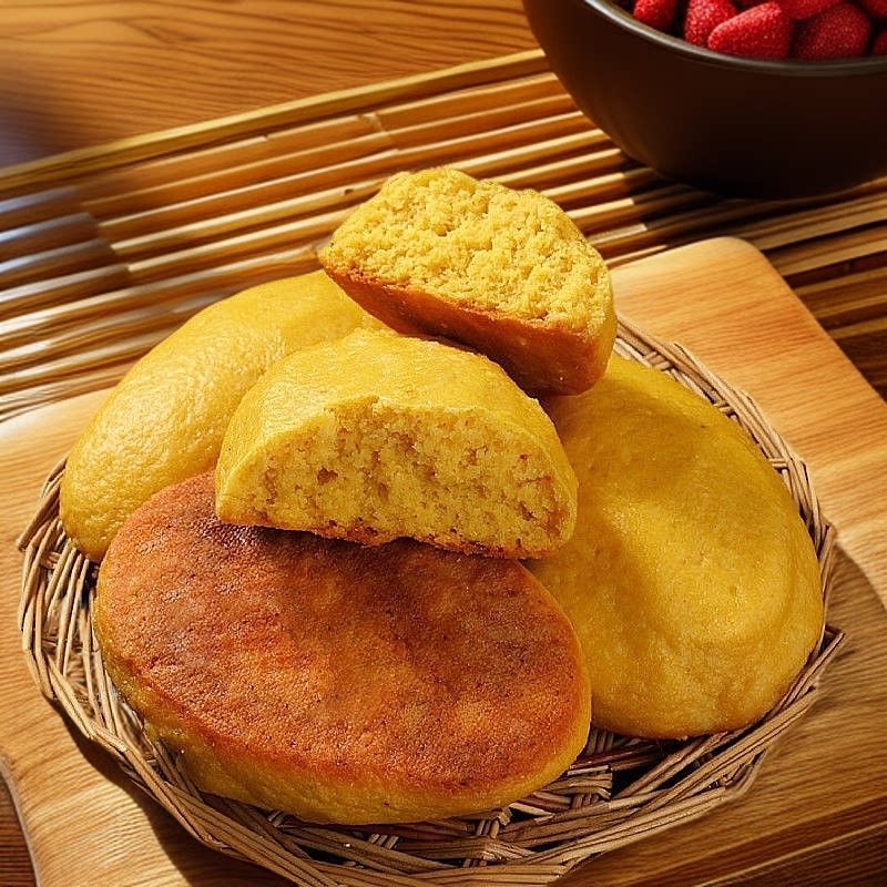 早餐玉米面饼子玉米饼粗粮饼山东五谷杂粮窝窝头孕妇馒头