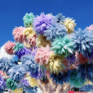 烟花树材料仿真芦苇潘帕斯草6叉芦苇网红花婚庆布置出口外贸批发