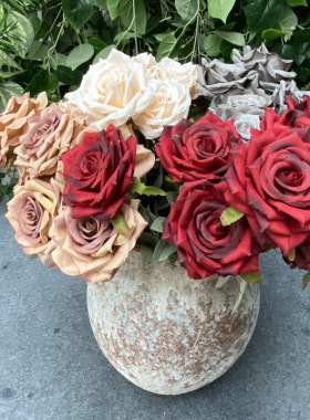 钻石玫瑰把束桌花仿真花婚庆装饰