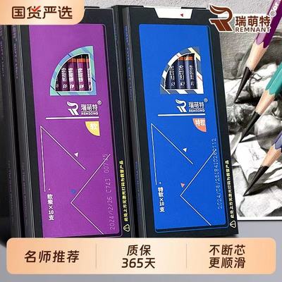 瑞萌特炭笔碳笔美术生专用速写笔套装素描专用软碳笔特软软中硬炭