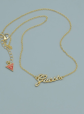 欧美外贸字母轻奢百搭锁骨链