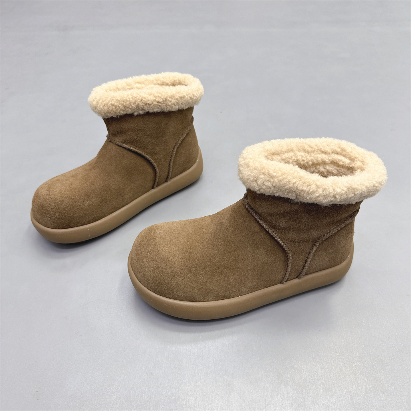 羊绒小土豆雪地靴2025冬新款棉靴