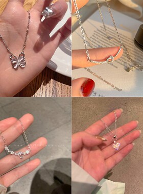 韩版小众设计钛钢项链女轻奢高级感不掉色辣妹气质锁骨链饰品